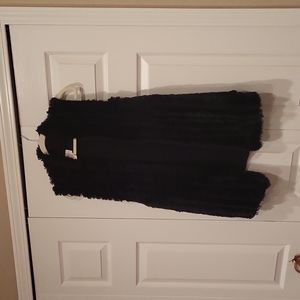 Chicos Faux Fur and Knit Vest